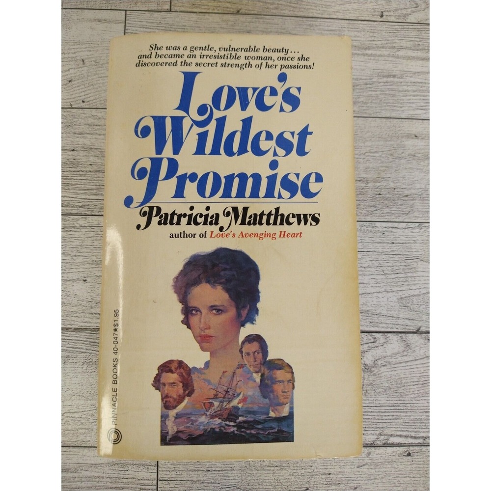 Love's Wildest Promise Patricia Matthews 1977 Pinnacle Vintage Romance Paperback